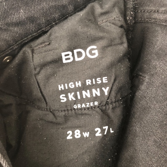 BDG Distressed Black Denim - Picture 5 of 5